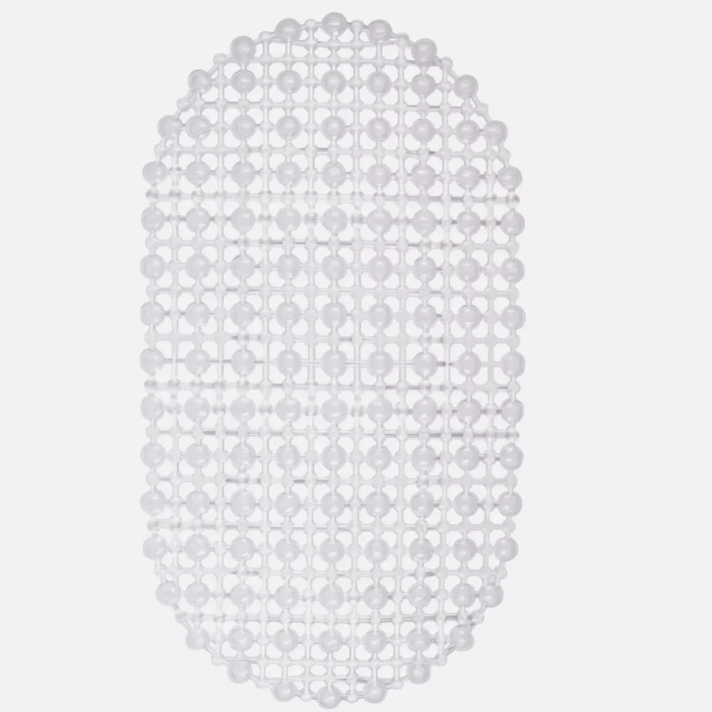 Home Collection Bath Mat 13.9”X‎ 25.4”Silicone Suction Cup-Brand New